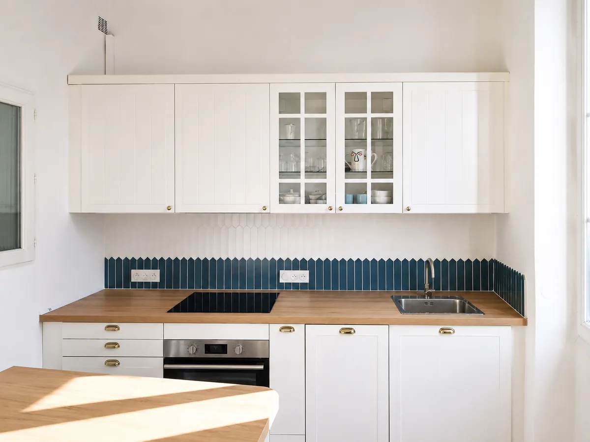 Cuisine de l'appartement rue Thiers